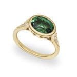 200-46 green tourmaline concerto ring green tourmaline concerto ring 200-46